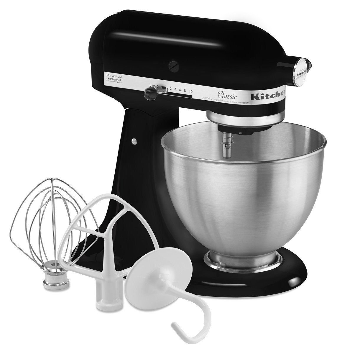 Mixer cu bol 4.3L, Classic, Onyx Black, putere 275 W
