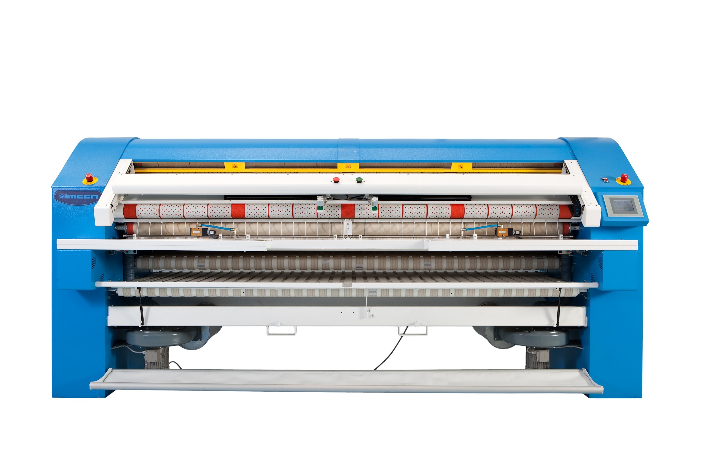 Calandru electric, cu 30 programe de calcare, temperatura de calcare si viteza controlate electronic, productivitate 80kg/h,