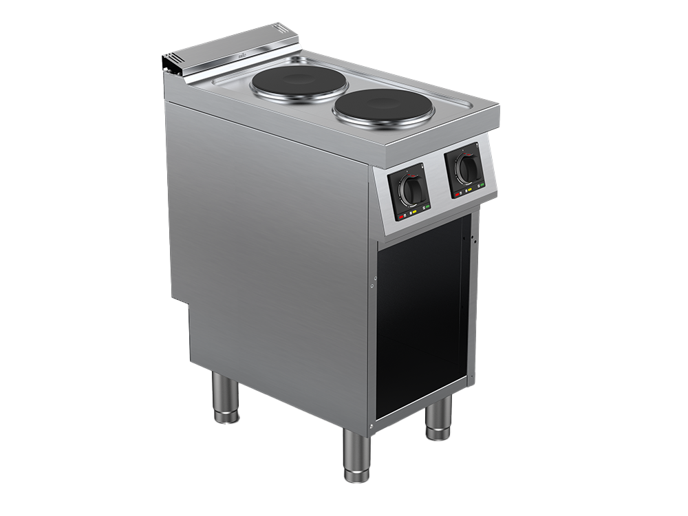 Masina de gatit cu plite rotunde electrica cu 2 zone, putere 5200W