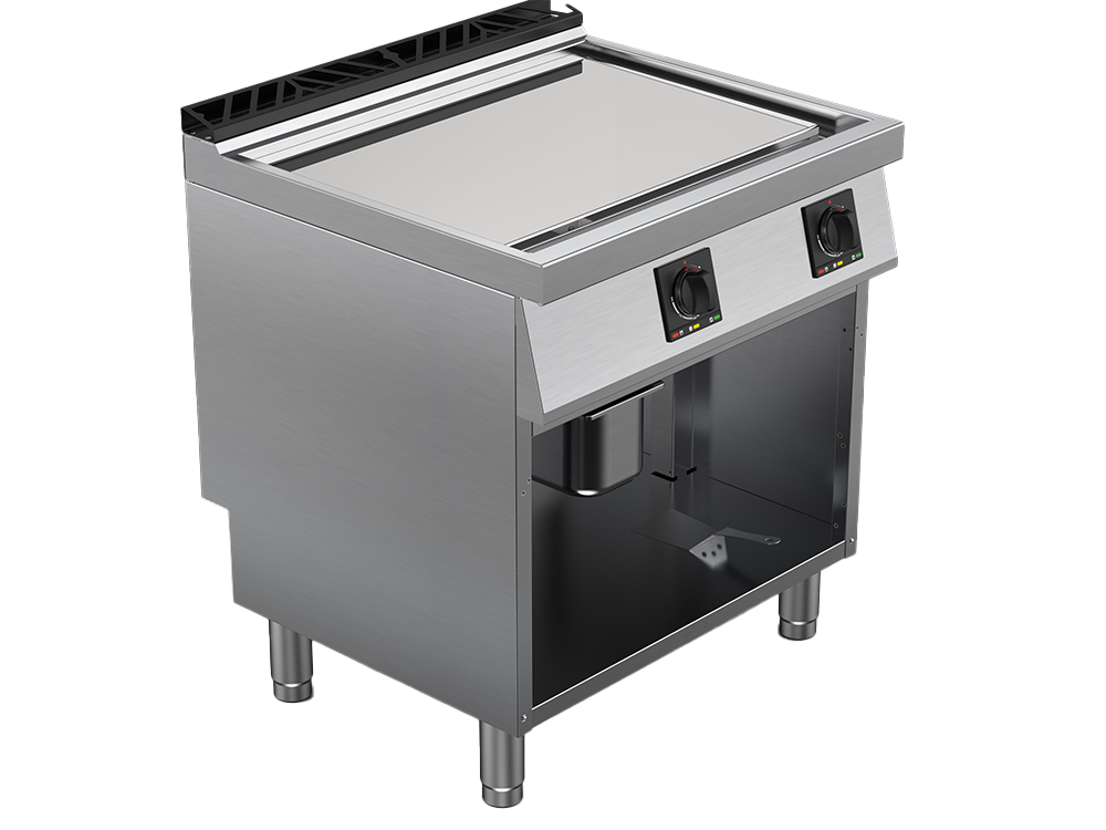 Fry top electric suprafata neteda cromata, putere 10200W