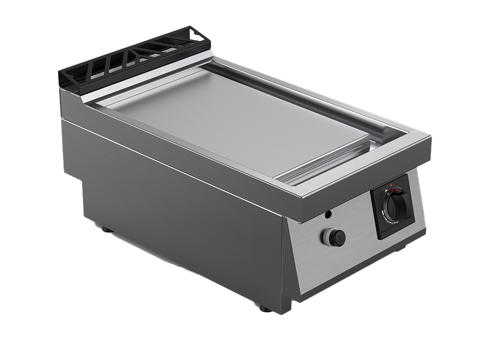 Fry top alimentare gaz suprafata neteda, putere totala 7000W 