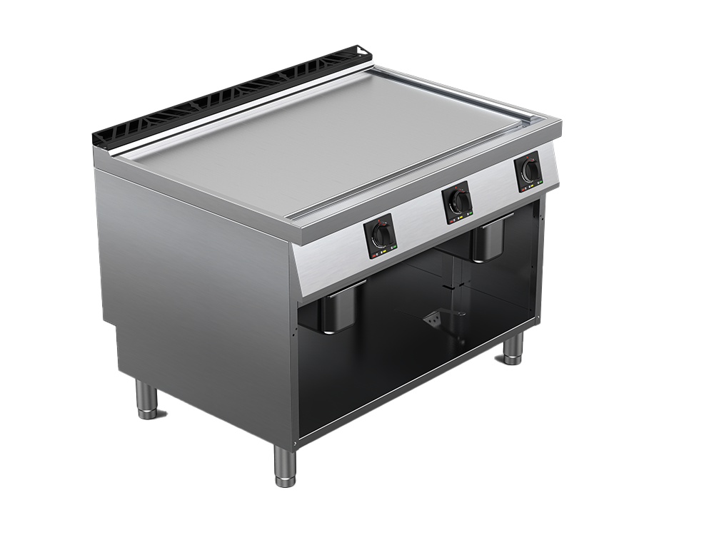 Fry top electric suprafata neteda, putere totala 19800W 