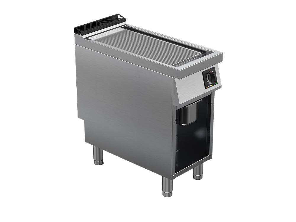 Fry top electric suprafata striata, putere totala 6600W 