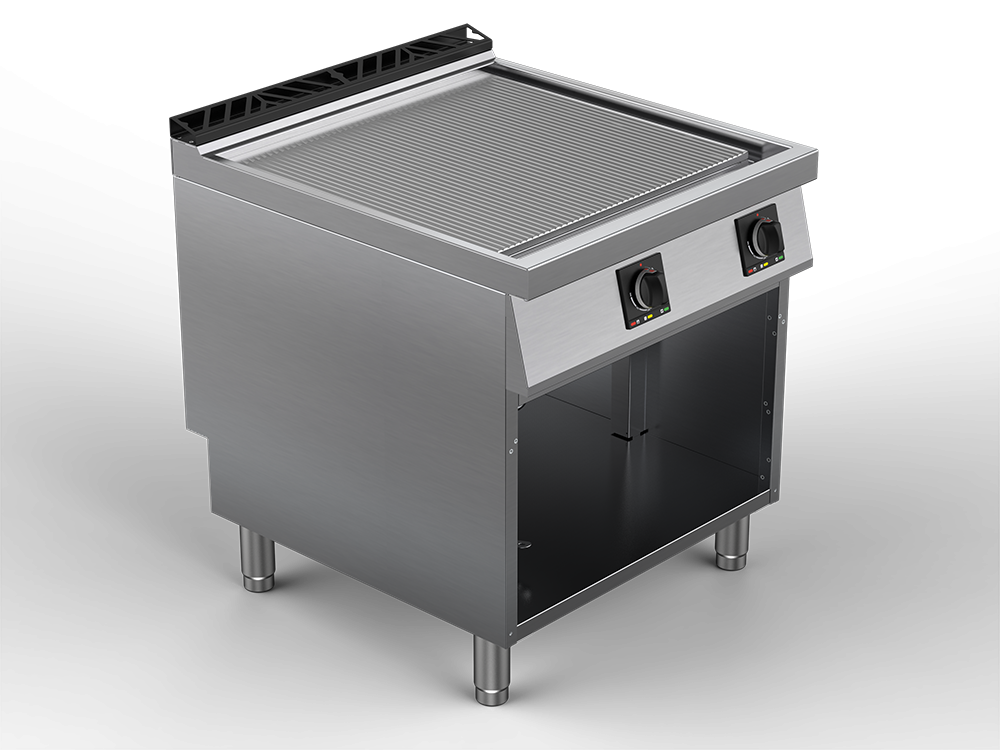 Fry top electric suprafata striata, putere totala 13200W 