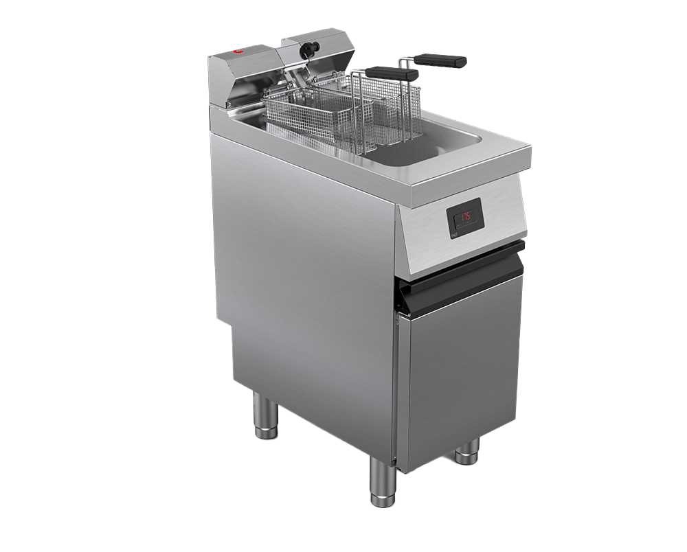 Friteuza electrica 1 cuva, capacitate 15 litri, putere 14000W