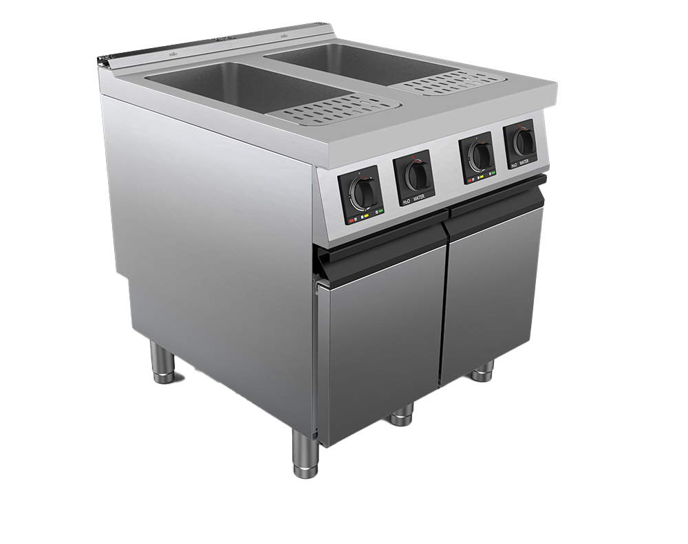 Masina de fiert paste electric 2 cuve capacitate 45 litri, putere totala 18000W