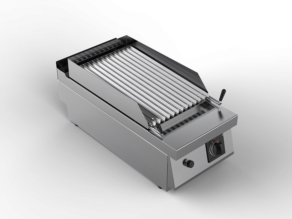 Gratar cu roca vulcanica , putere totala 12000W