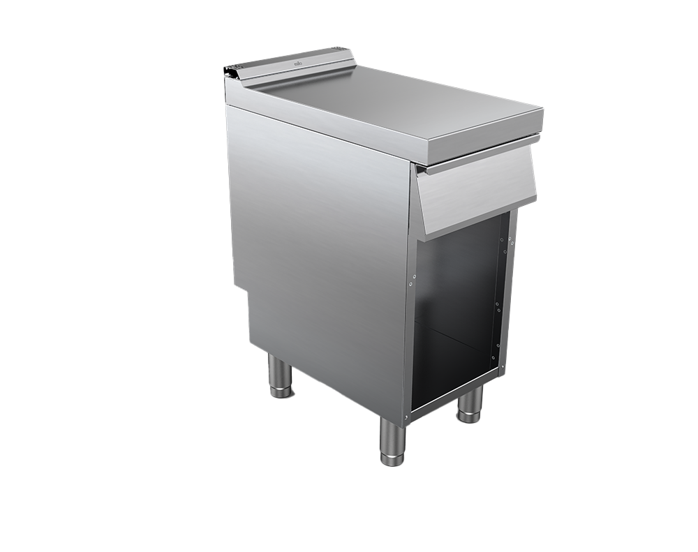 Element neutru cu sertar, inox, dimensiuni 400x730x900hmm, greutate 32kg