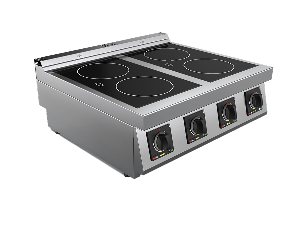 Masina de gatit cu plita vetroceramica electrica cu 4 zone, putere totala 10000W 