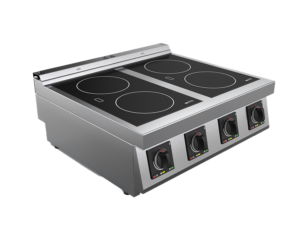 Masina de gatit cu plita vetroceramica electrica cu 4 zone, putere totala 12000W 