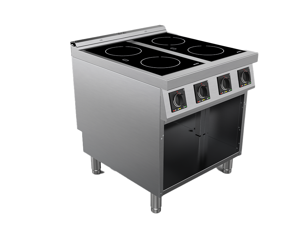 Masina de gatit cu plita vetroceramica electrica cu 4 zone, putere totala 16000W 