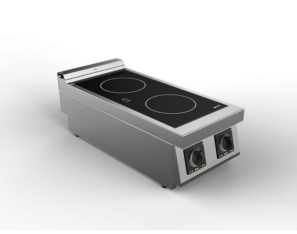 Masina de gatit cu plita vetroceramica electrica cu 2 zone, putere totala 8000W 