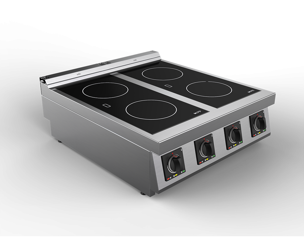 Masina de gatit cu plita vetroceramica electrica cu 4 zone, putere totala 16000W 