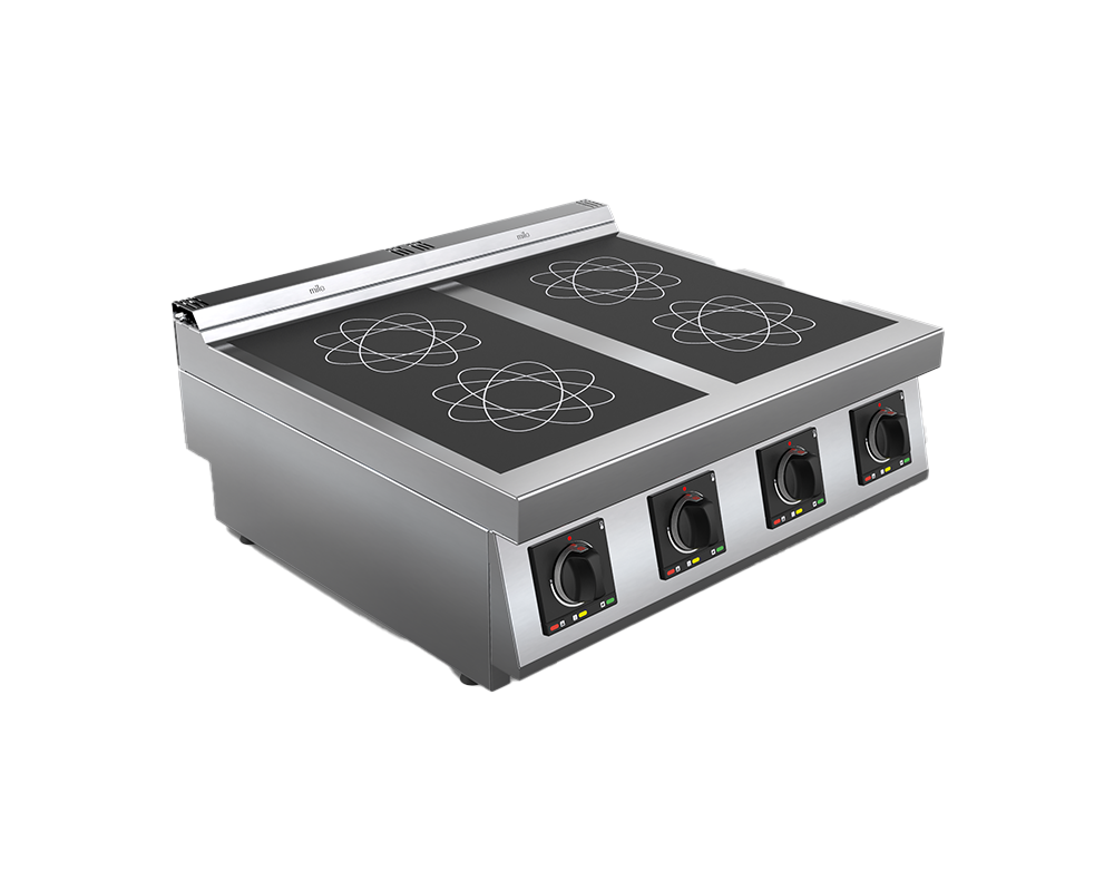 Masina de gatit cu inductie electrica cu 4 zone, putere totala 14000W 