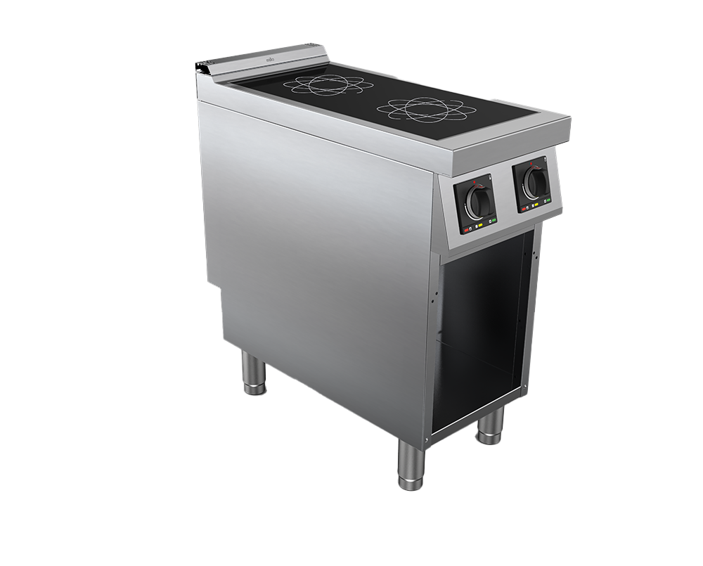 Masina de gatit cu inductie electrica cu 2 zone, putere totala 10000W