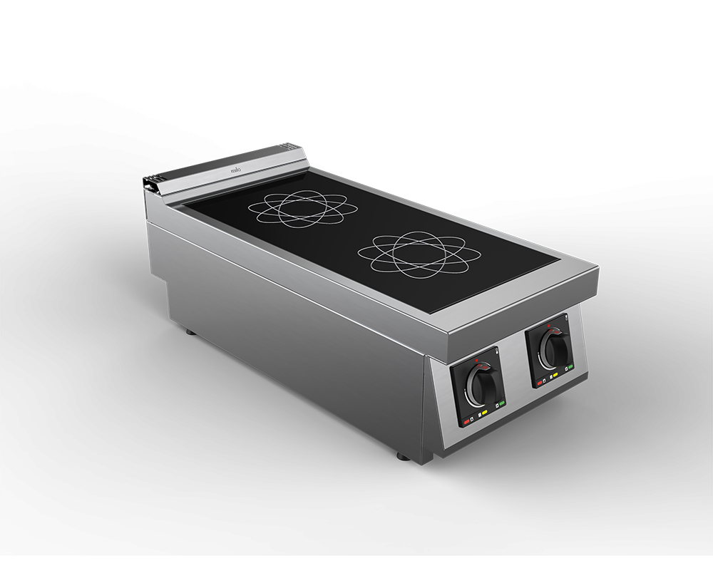 Masina de gatit cu inductie electrica cu 2 zone, putere totala 10000W 