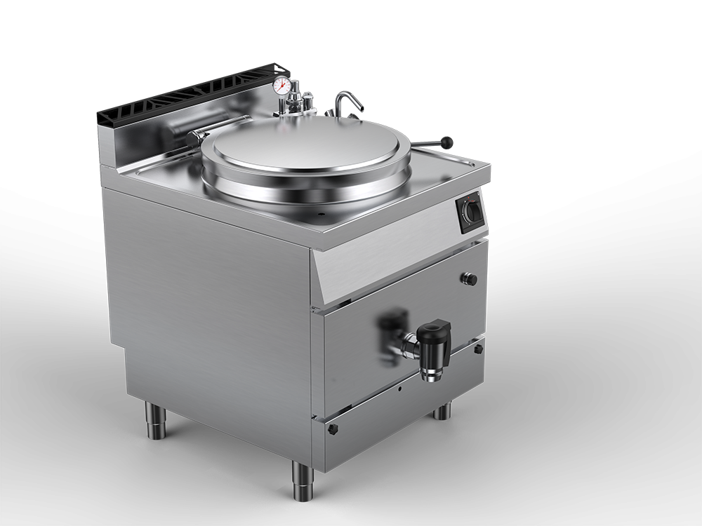 Marmita alimentare gaz incalzire indirecta capacitate 100 litri, putere totala 21000W