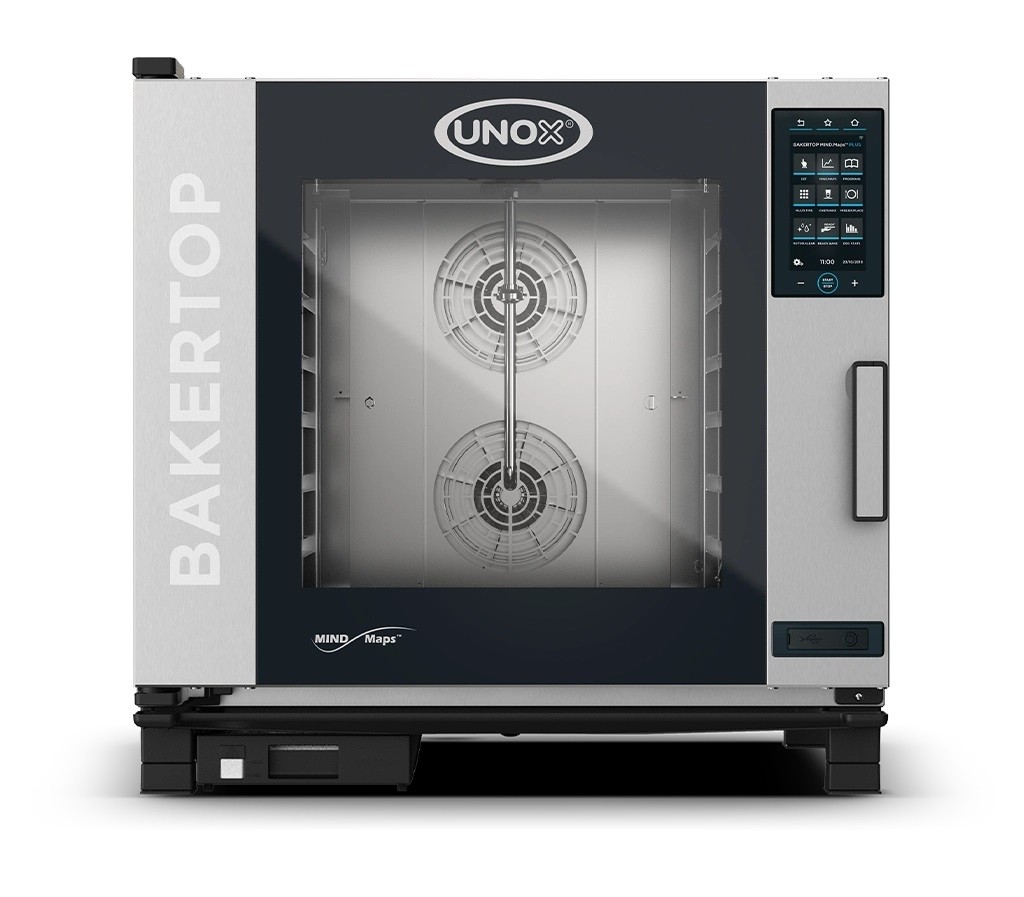 Cuptor pentru patiserie, electric, seria MIND.Maps Plus, capacitate 6 tavi de dimensiunea 600x400mm, alimentare 380 V, putere 14000 W, Unox