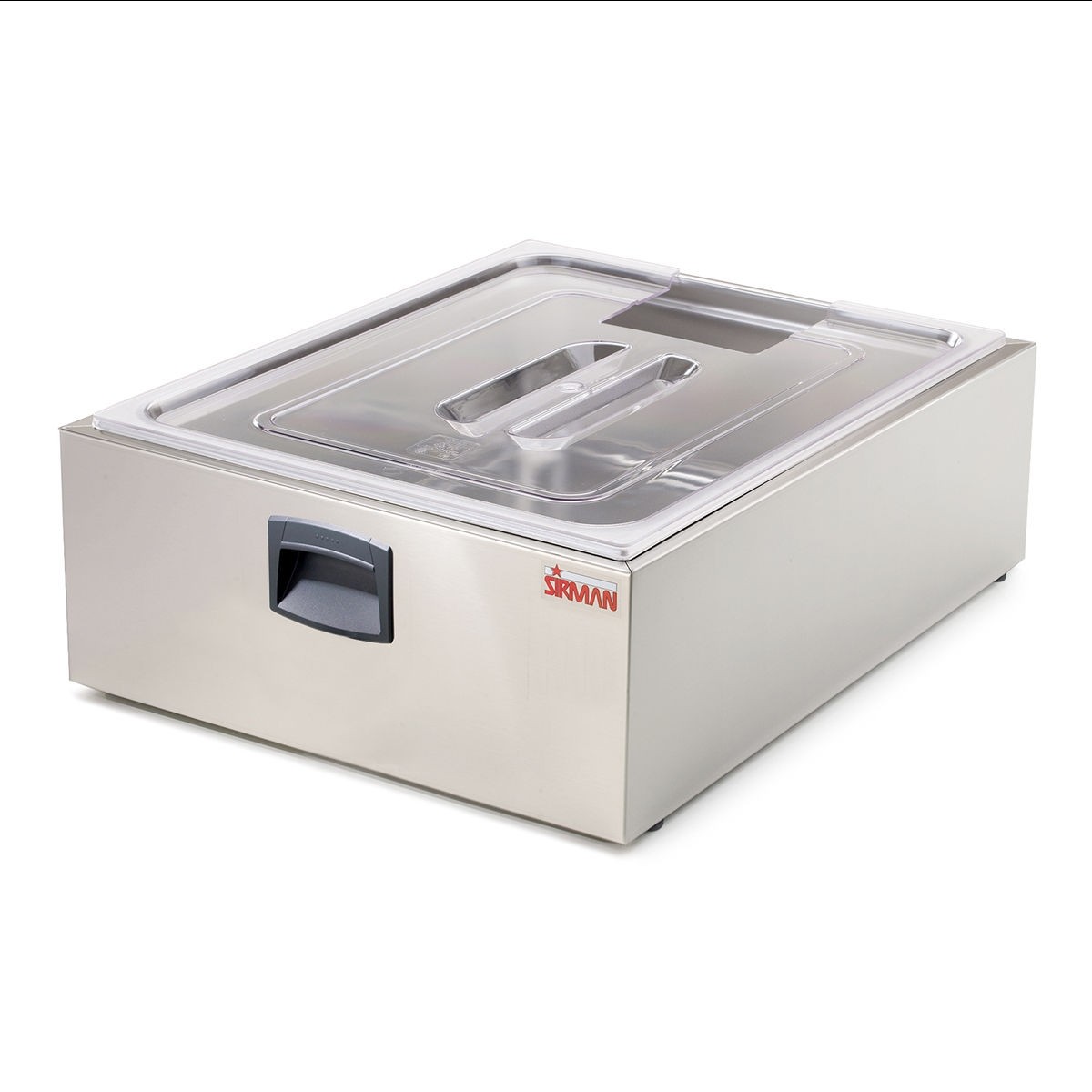 Container inox GN 2/1 cu capac si robinet,  pentru Softcooker