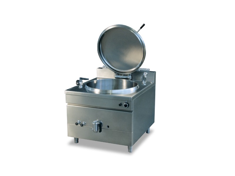 Marmita patrata, incalzire electrica indirecta, capacitate totala 110 litri