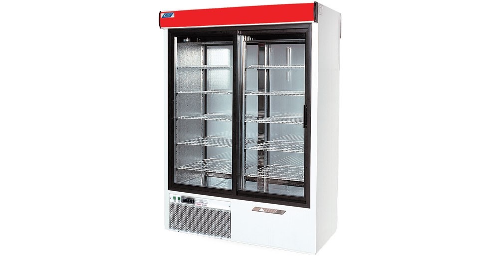 Vitrina frigorifica dubla, temperatura de lucru +2°C/ +8°C, putere 634W