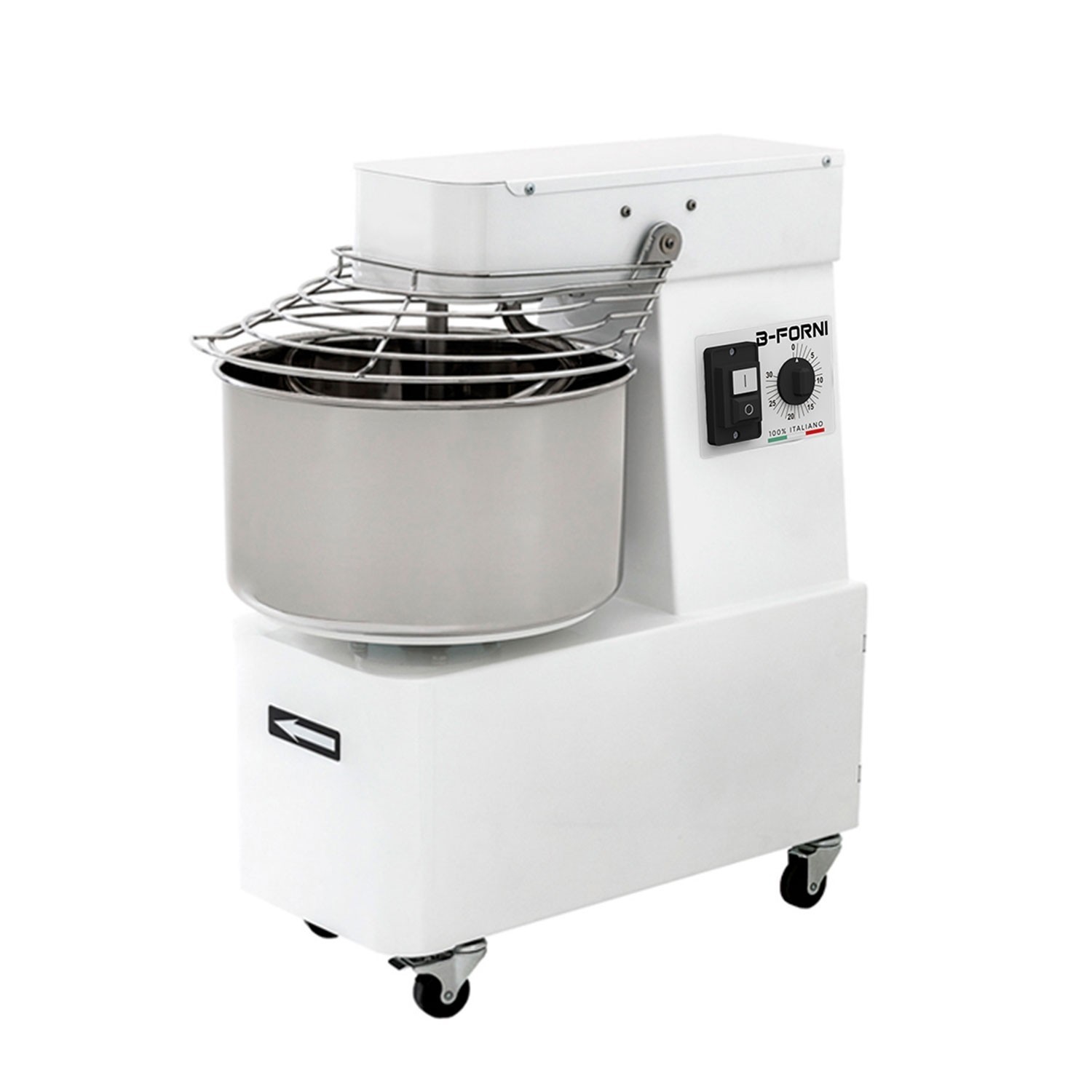 Malaxor, capacitate 17kg aluat, cuva si cap fixe, putere 750 W