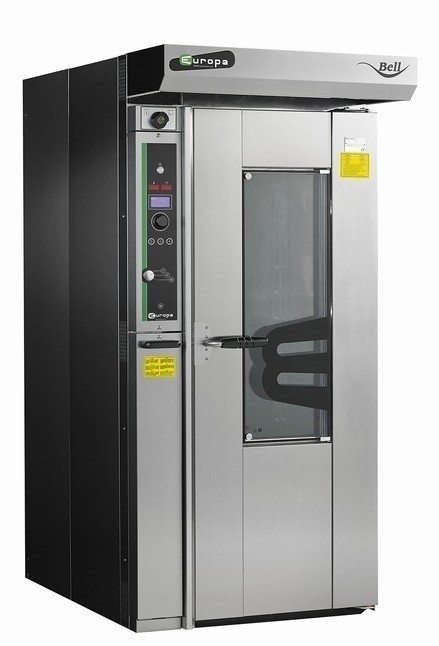 Cuptor rotativ, alimentare electrica, panou de comanda digital LCD cu comutator rotativ multifunctional , display LED, putere instalata 30000W + 1500W