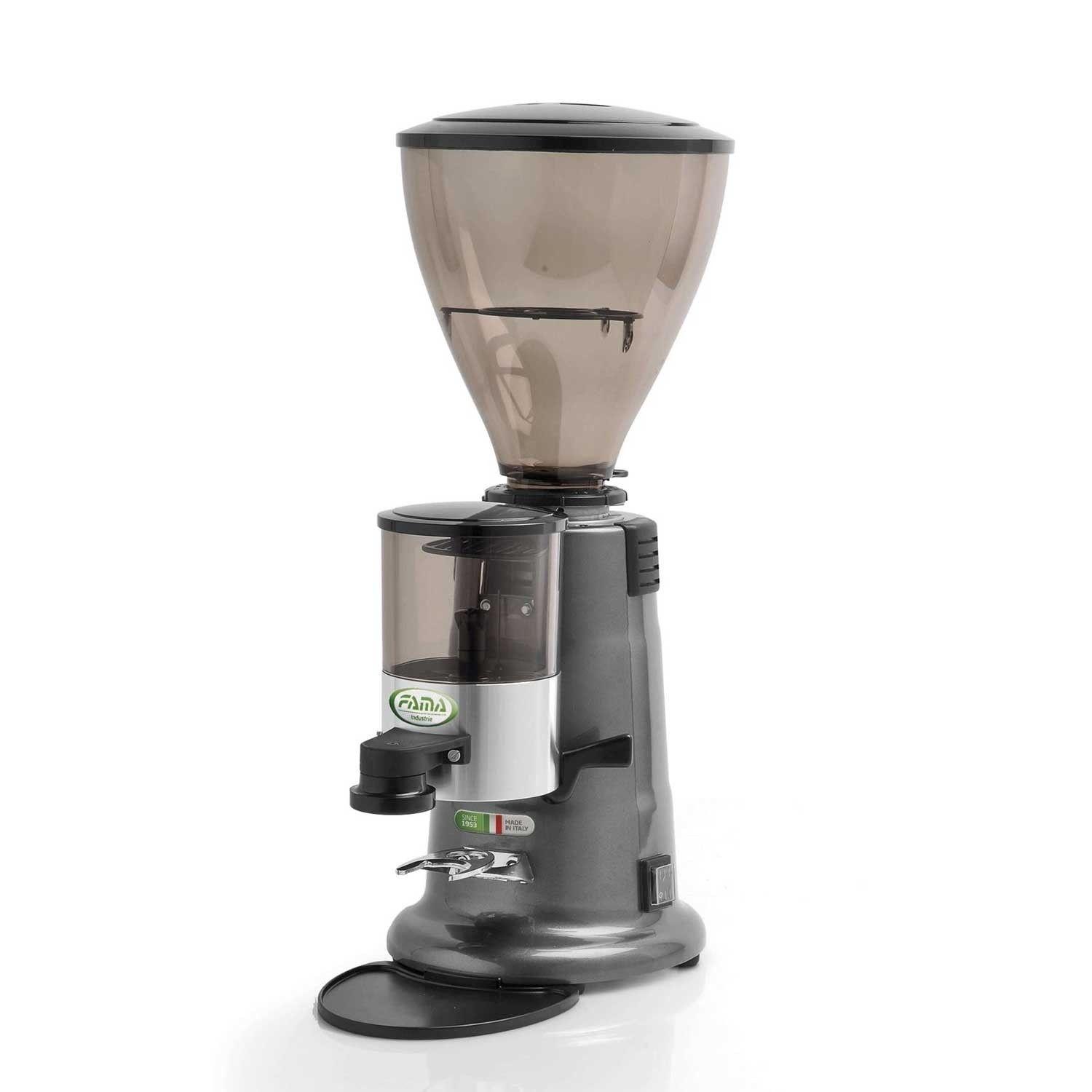 Masina automata de macinat cafea cu dozator si temporizator, corp inox, productivitate 6/8kg/ora, putere instalata: 350 W