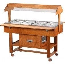 Bufet refrigerat, temperatura de lucru +2°C/+10°C