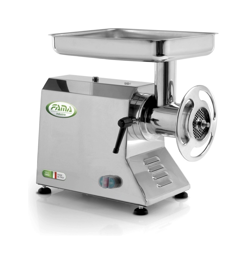 Masina de tocat carne, din inox, productivitate 400kg/ora, rotatii masina 140/min, alimentare 380V, putere instalata: 1500W