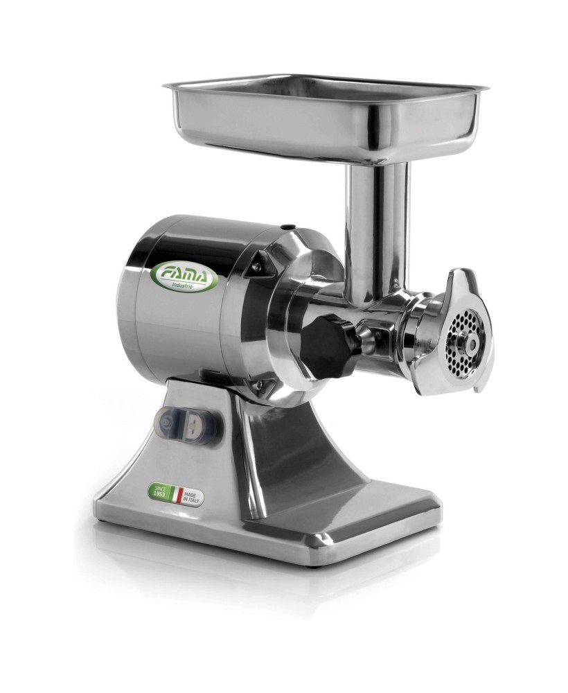 Masina de tocat carne, din inox, productivitate 200kg/ora, motor 1400 rotatii/min, alimentare 220V, putere instalata: 750W