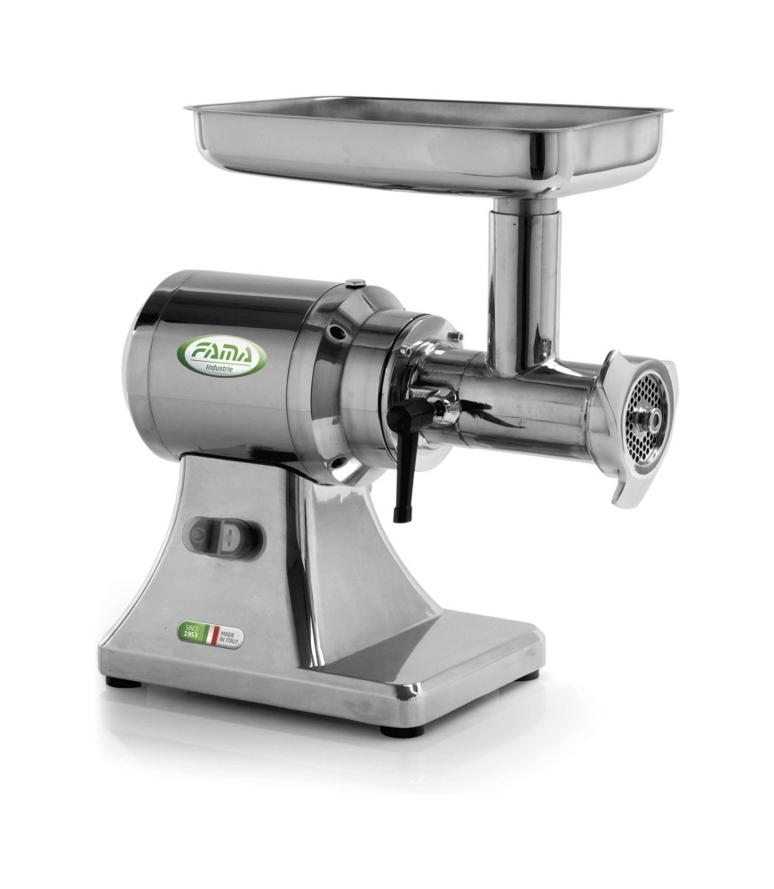 Masina de tocat carne, din inox, productivitate 300kg/ora, motor 140 rotatii/min, alimentare 220V, putere instalata: 1100W