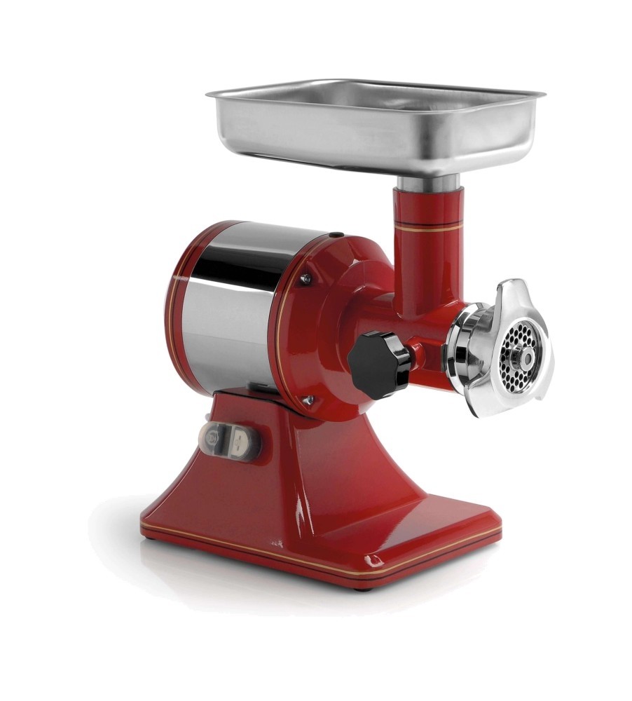 Masina de tocat carne,din inox, productivitate 200kg/ora, motor 210 rotatii/min, alimentare 220V, putere instalata: 750W