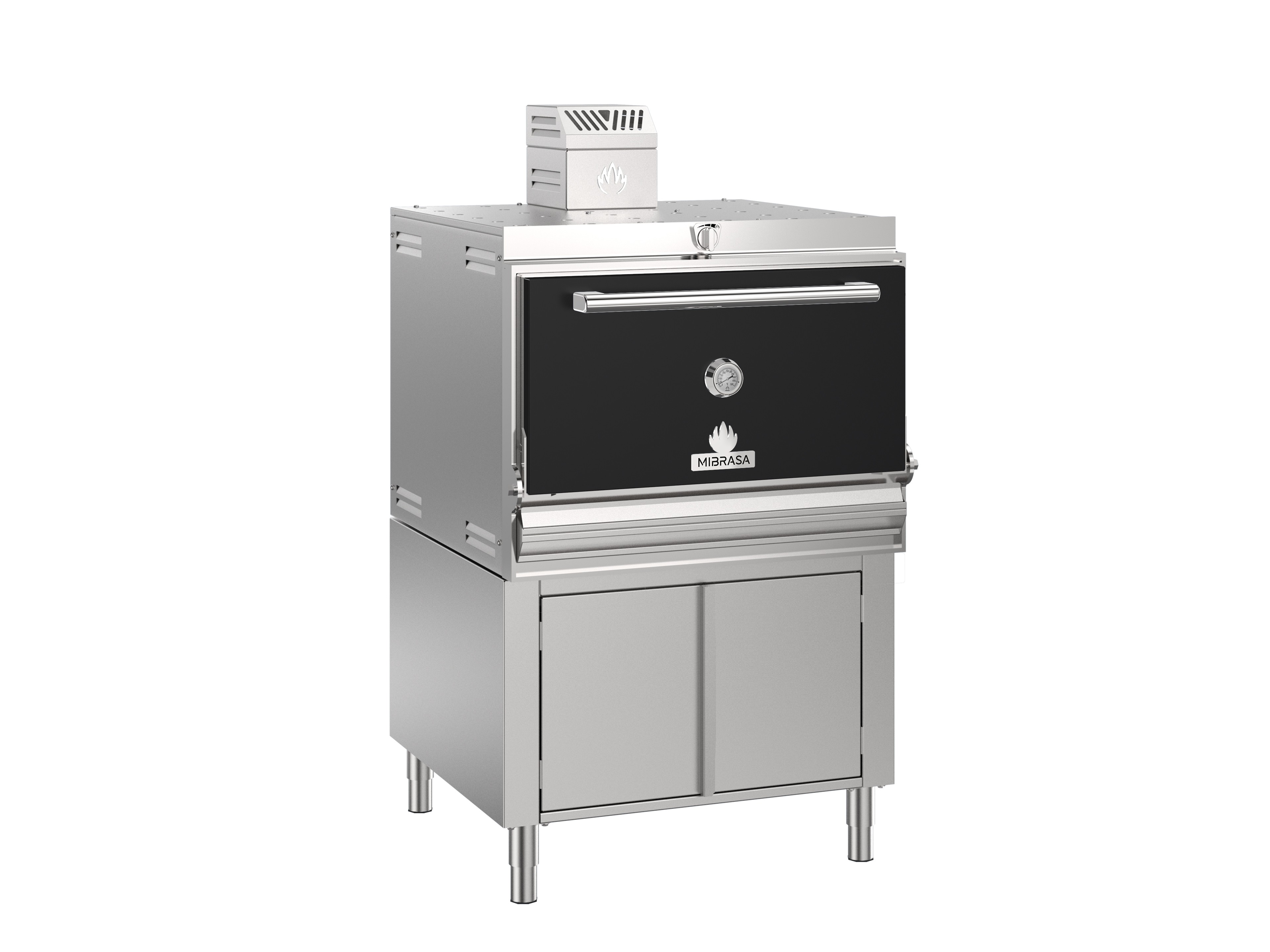 Cuptor pe carbuni, recomandat pentru 160-190 portii, Mibrasa