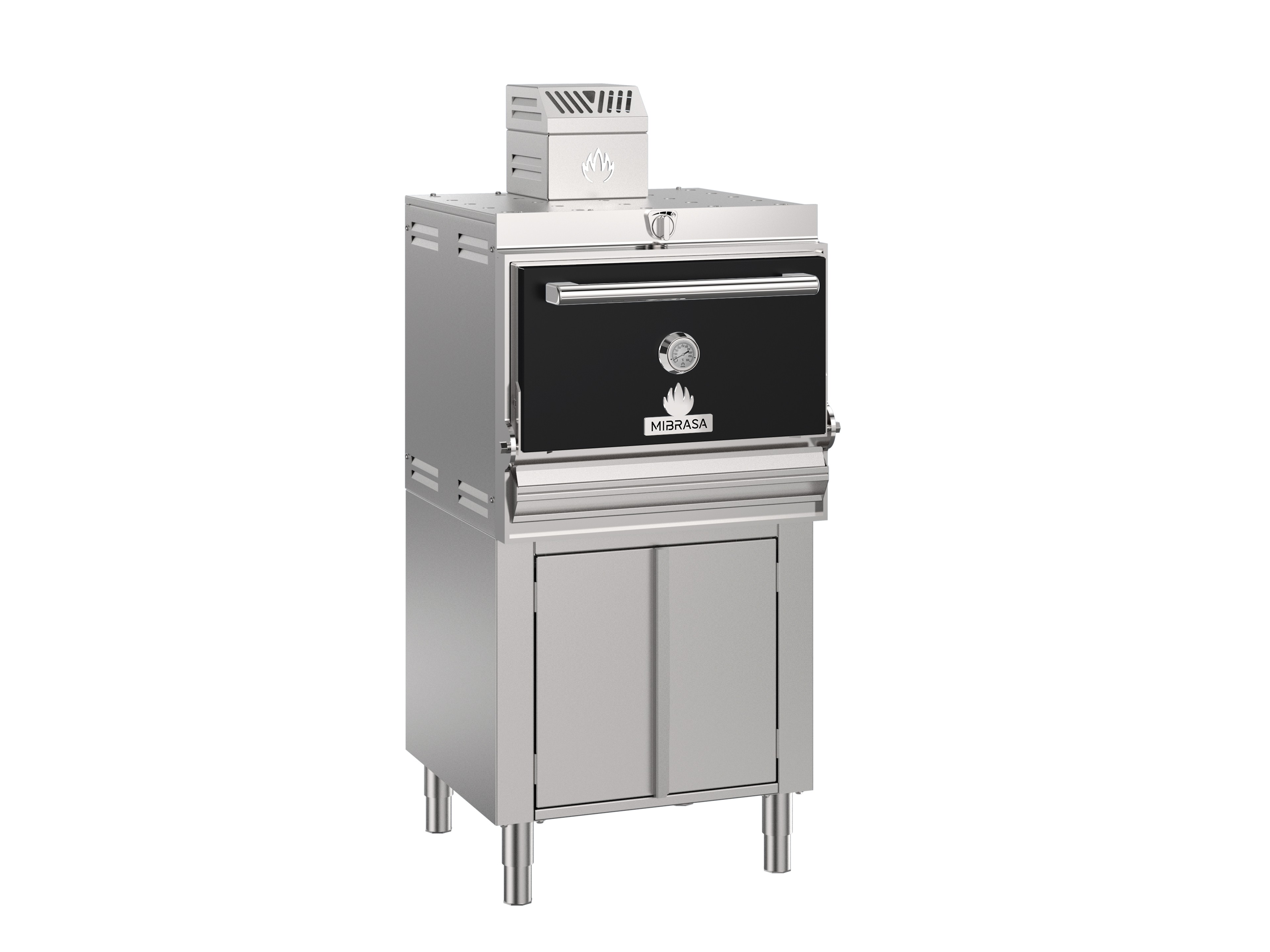 Cuptor pe carbuni, recomandat pentru 75-95 portii, Mibrasa