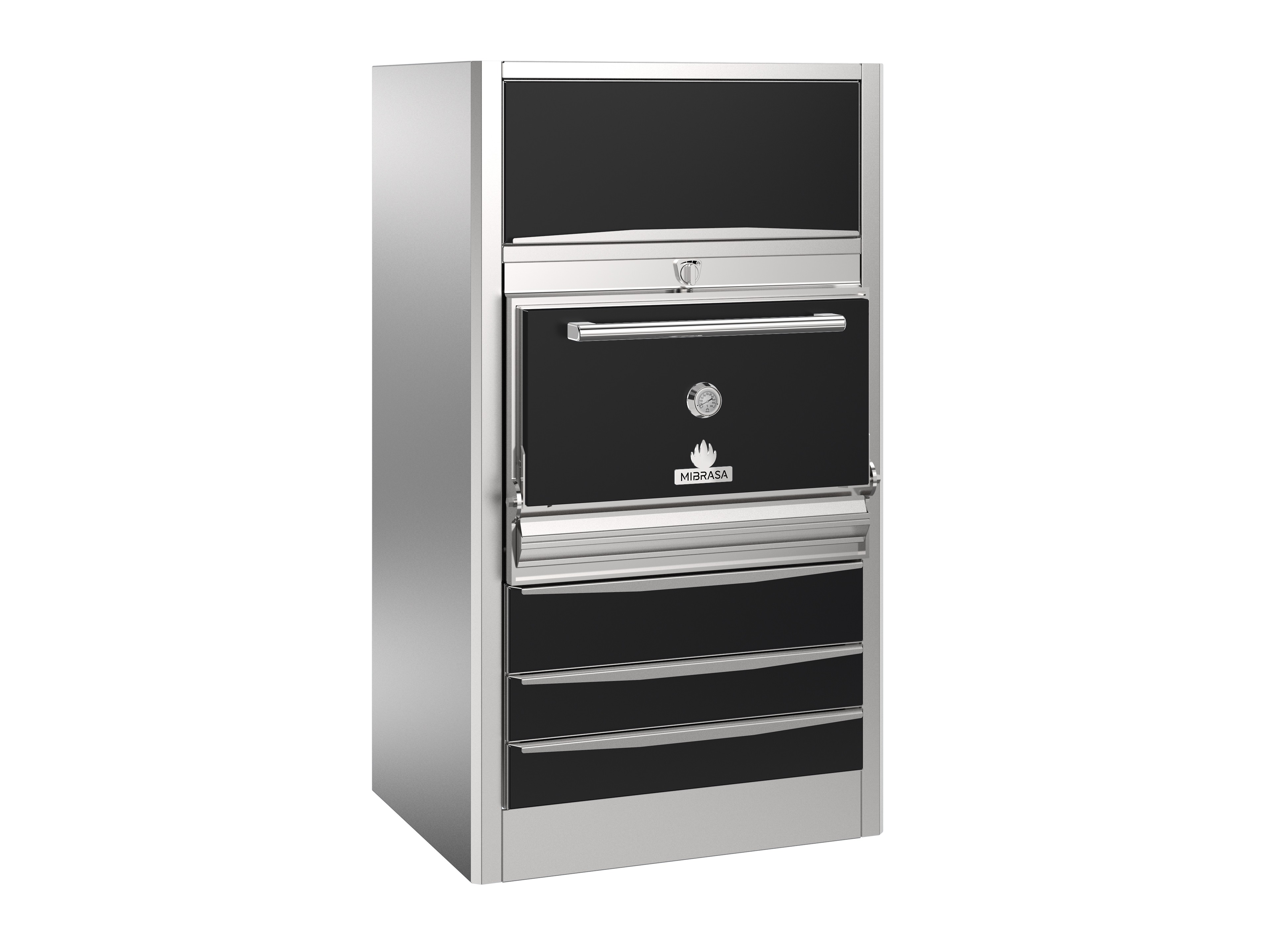 Cuptor pe carbuni, recomandat pentru 160-190 portii, Mibrasa