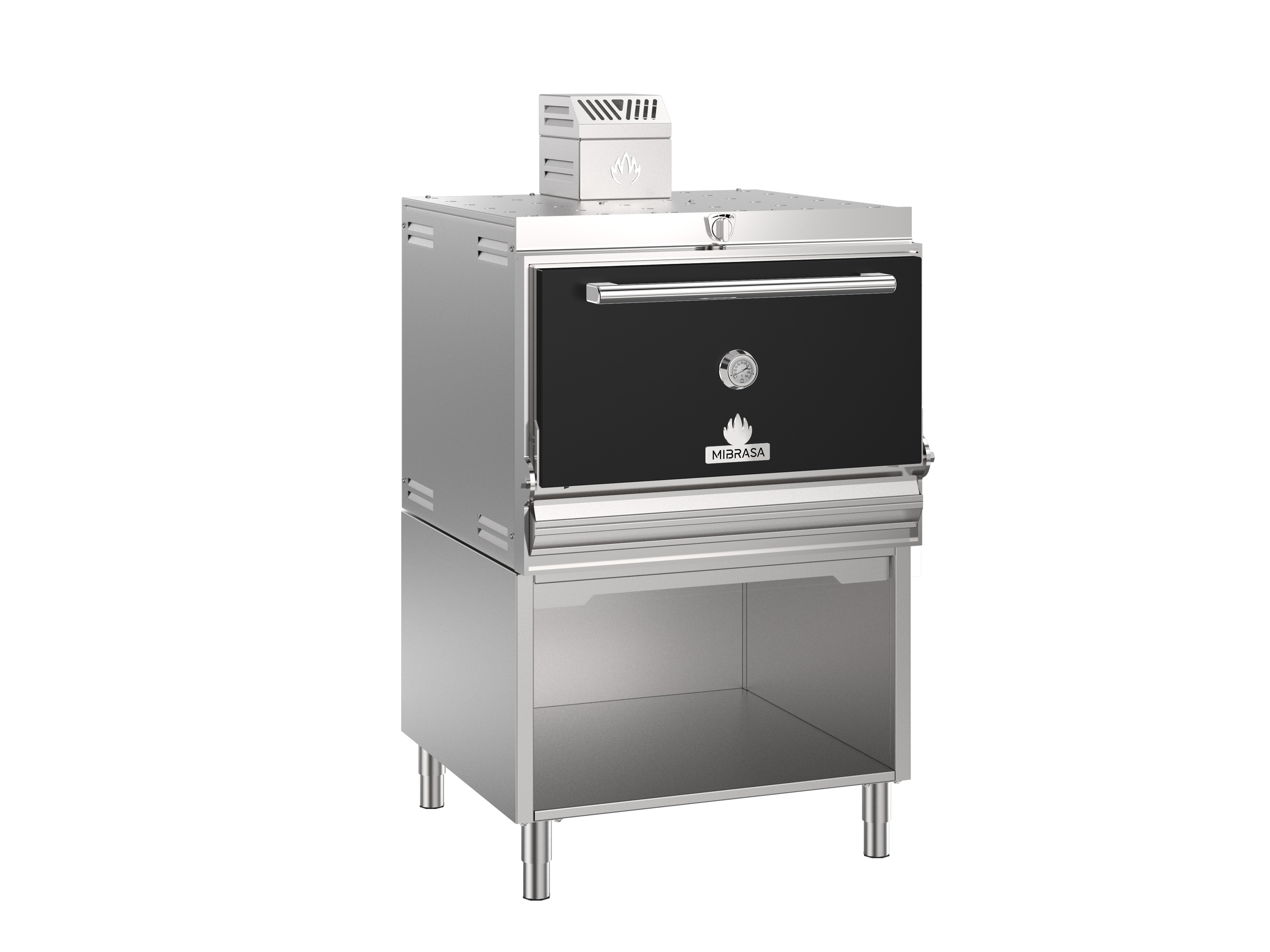 Cuptor pe carbuni, recomandat pentru 160-190 portii, Mibrasa