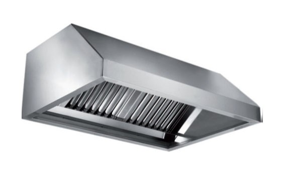 Hota profesionala de perete, din inox, putere aspiranta 1800mc/h, fara motor