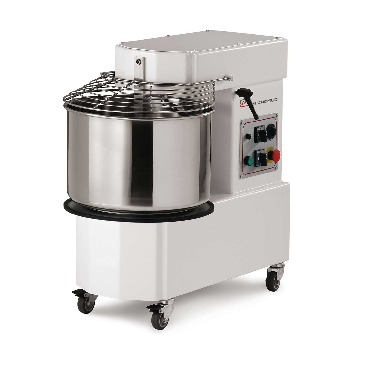 Malaxor, capacitate 18kg aluat, cap rabatabil si cuva detasabila, capacitate faina 12kg, volum cuva 20litri