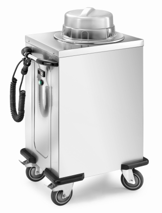 Distribuitor neutru, pentru farfurii, cu 1 coloana reglabila, 50/60 farfurii rotunde