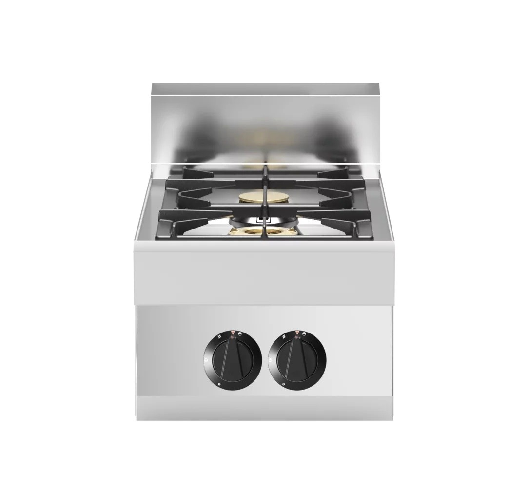 Masina de gatit, alimentare gaz, email, 2 ochiuri, model de banc, putere totala gaz 9200W