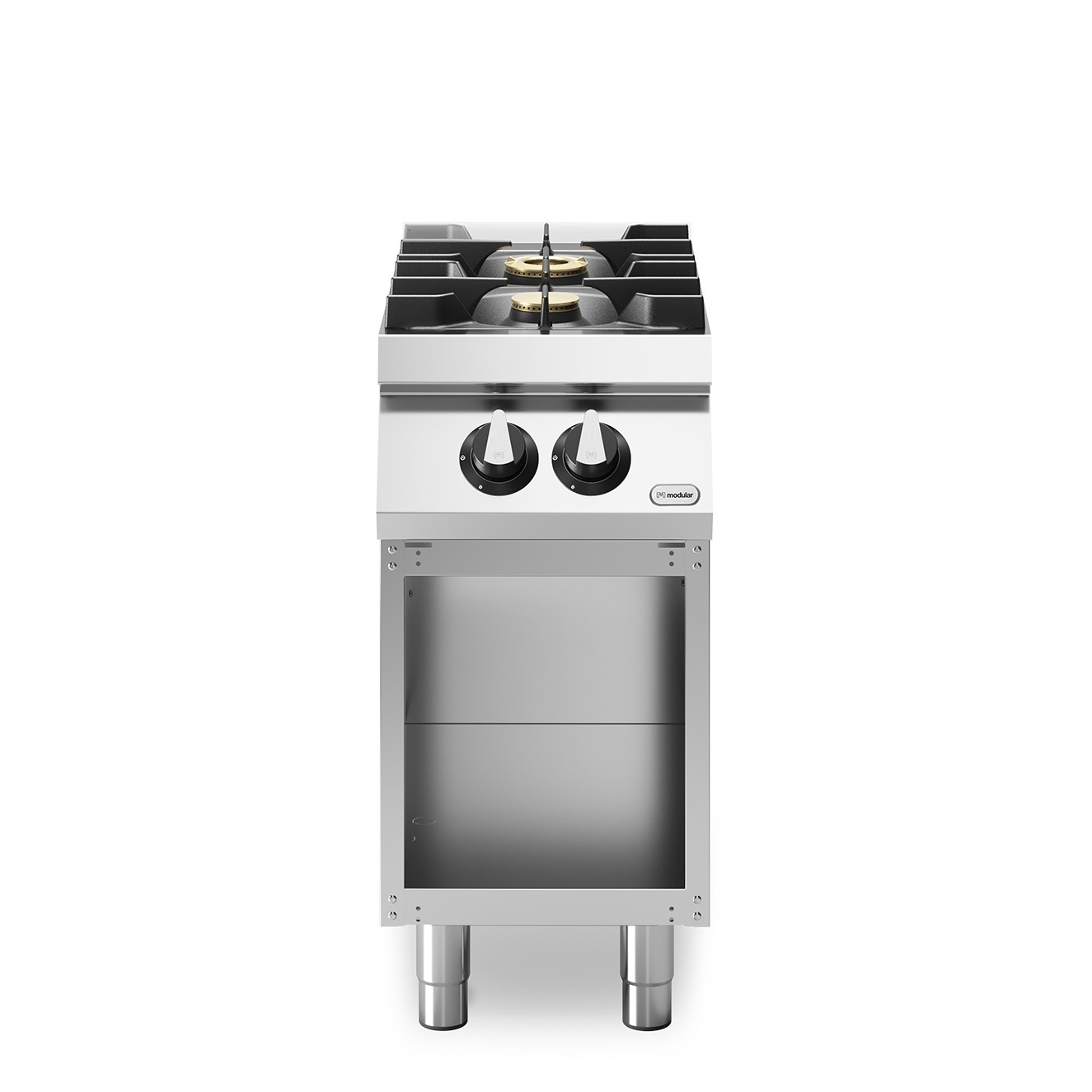 Masina de gatit, alimentare gaz, 2 ochiuri, baza deschisa, putere totala gaz 9500W