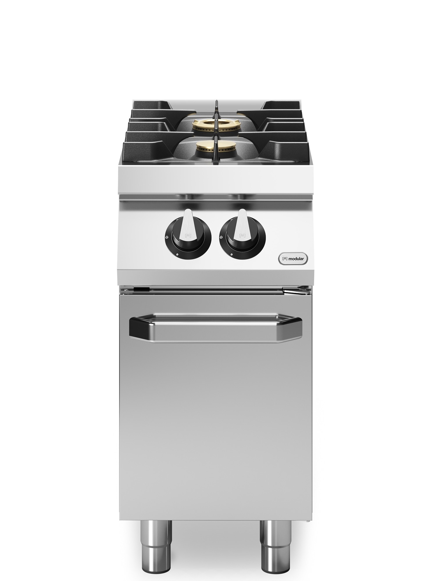 Masina de gatit, alimentare gaz, 2 ochiuri, baza inchisa, putere totala gaz 9500W