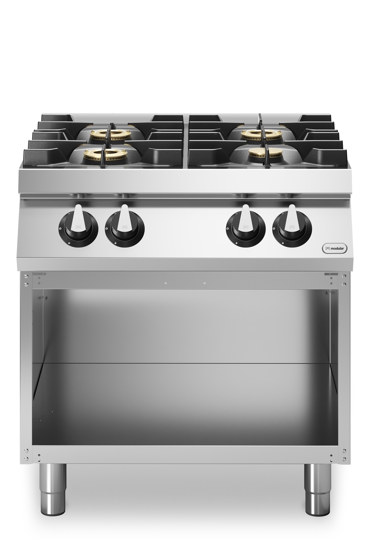 Masina de gatit, alimentare gaz, 4 ochiuri, baza deschisa, putere totala gaz 21500W