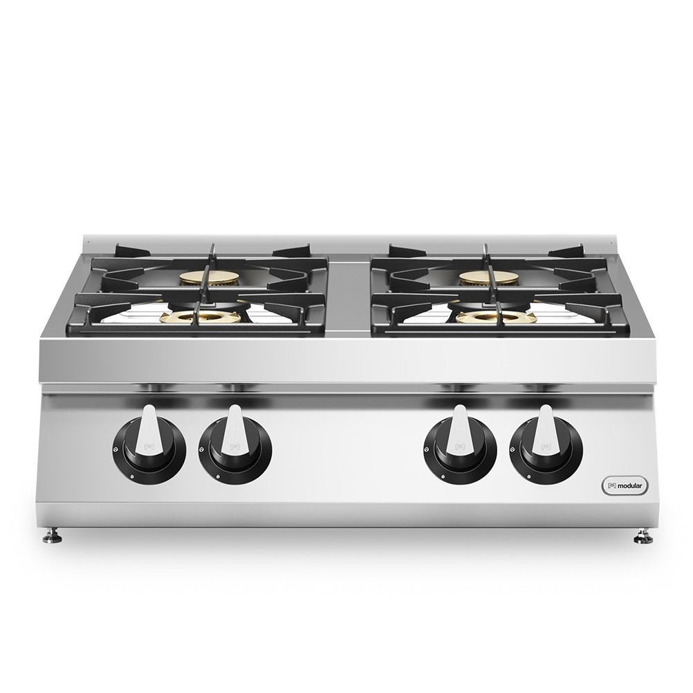 Masina de gatit, alimentare gaz, email, 4 ochiuri, model de banc, putere totala gaz 18400W