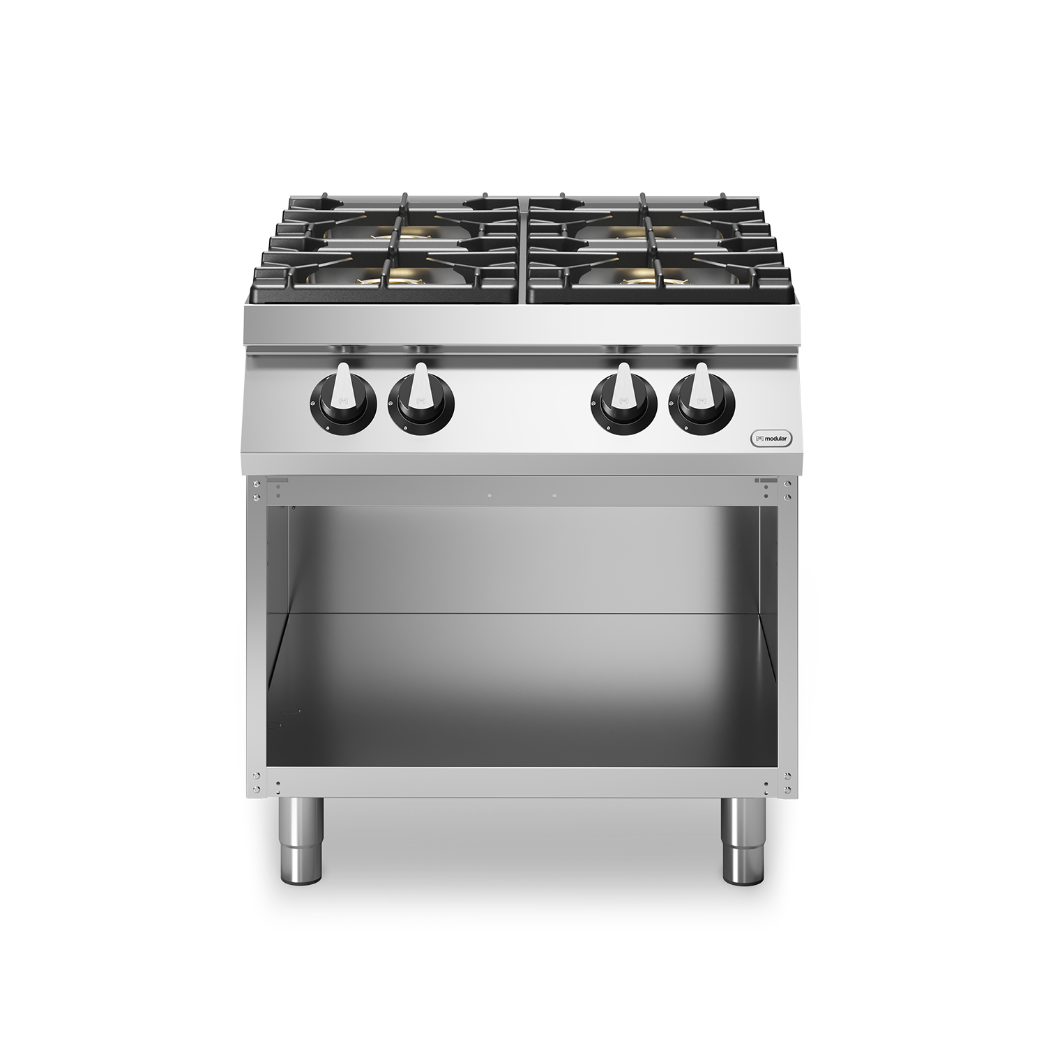 Masina de gatit, alimentare gaz, email, 4 ochiuri, baza deschisa, putere totala gaz 26000W