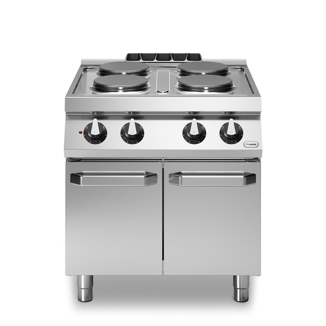 Masina de gatit, electrica, 4 plite rotunde, baza inchisa, putere electrica totala 10400W