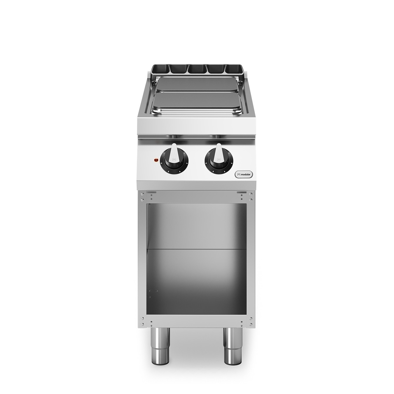 Masina de gatit, electrica, 2 plite patrate, baza deschisa, putere electrica totala 5200W