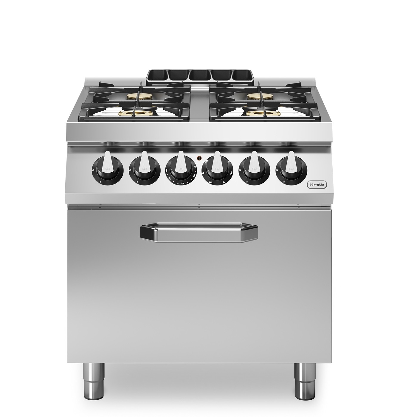 Masina de gatit, alimentare gaz, 4 ochiuri, cuptor electric static, putere cuptor 6000W, putere totala gaz 18400W