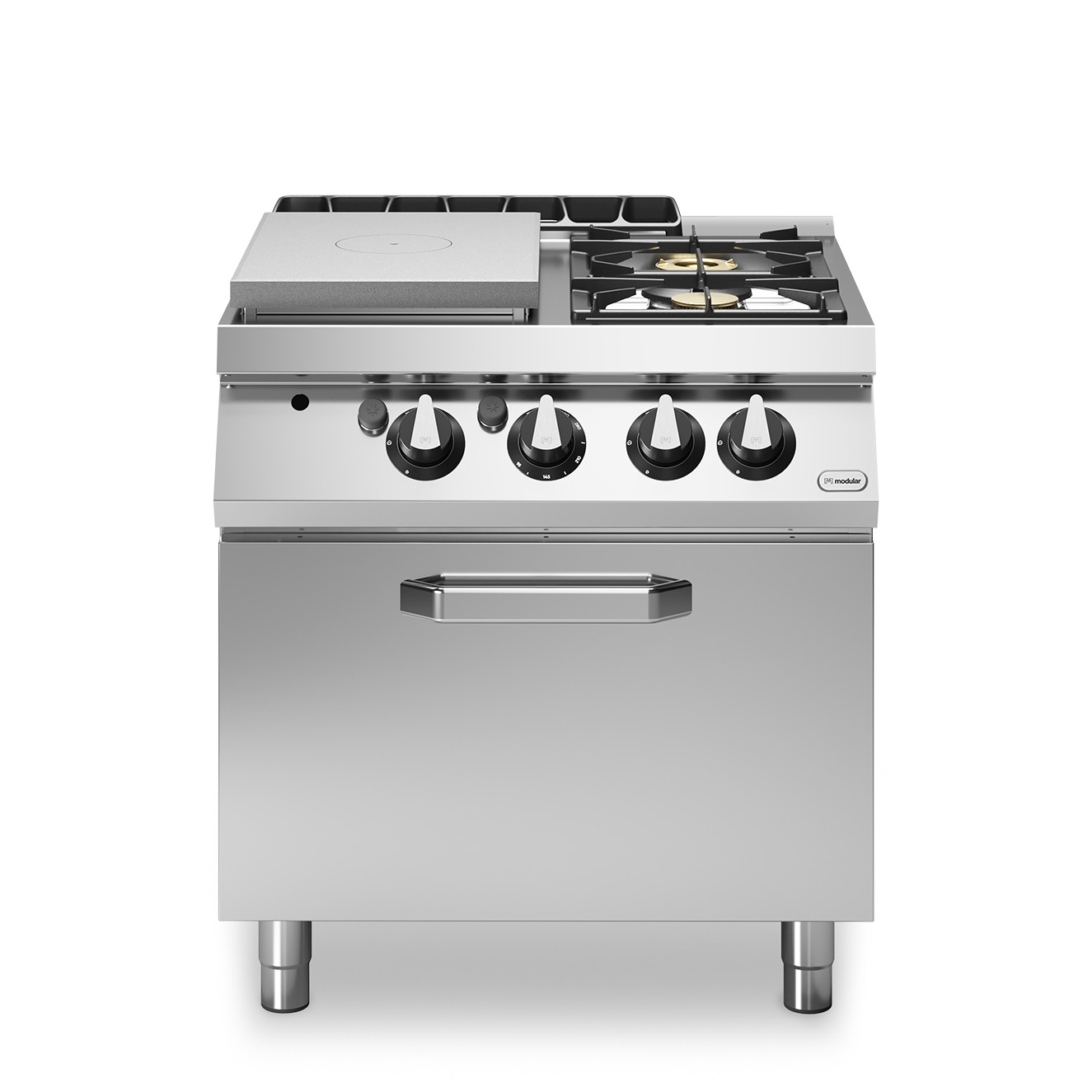 Masina de gatit cu plita unica, alimentare gaz, 2 ochiuri, cuptor static cu alimentare gaz, putere totala gaz 23200W